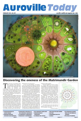 Auroville Today February Issue 307